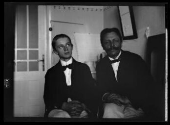 Portrait (Balogh with son)