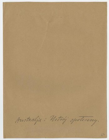Australia. Ustrój społeczny (notatki)