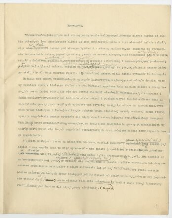 O metodzie badania genezy wytworu w etnologyji